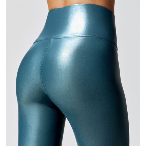 CARBON38 High Rise 7/8 Legging Takara Shine Spruce - Picture 3 of 7